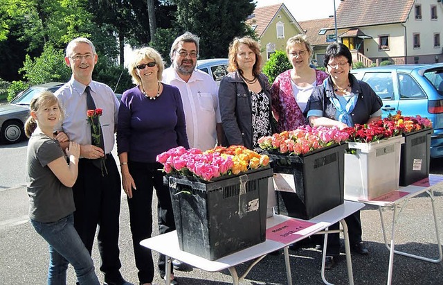 Rosen fr Uganda verkaufte die CDU Mahlberg und Kippenheim.   | Foto: privat