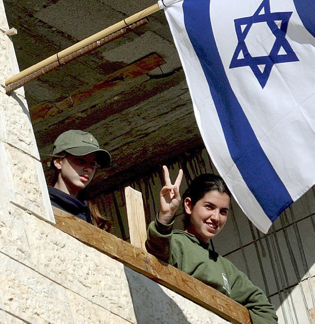 Jdische Siedler in Hebron  | Foto: dpa