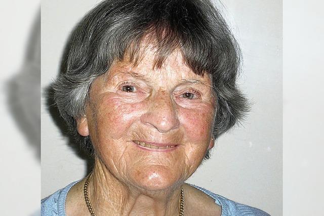 Gertrud Vogt wird heute 90 Jahre alt