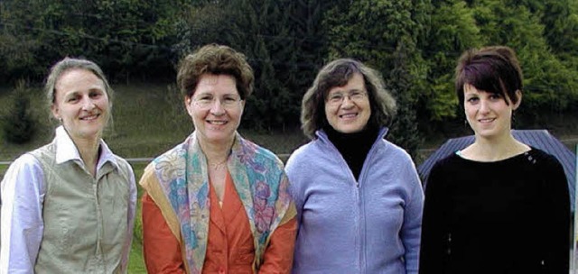 Vier Frauen leiten seit diesem Jahr al...) und Simone Bhler (S&#8217;Chrle).   | Foto:  WOLFGANG ADAM
