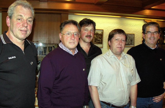 Viele Jahre Mitglied im SC Todtnau: Re...Keller, Gerhard Hofmann (von links).    | Foto: Ulrike Jger