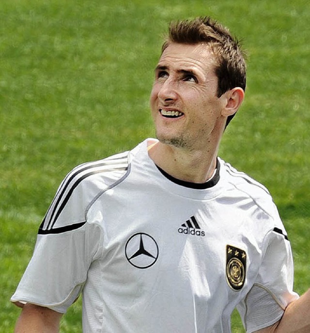 Soll gegen Ungarn Spielpraxis sammeln: Miroslav Klose   | Foto: ddp