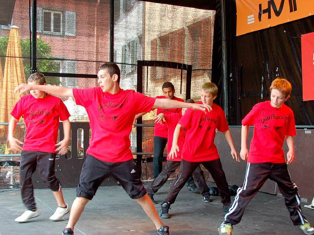 13 Gruppen gingen beim Street Dance Contest an den Start.