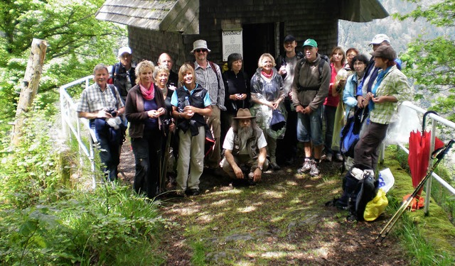 Wandern und rasten, den Teilnehmern ha...h den sdlichen Schwarzwald gefallen.   | Foto: Hans Loritz