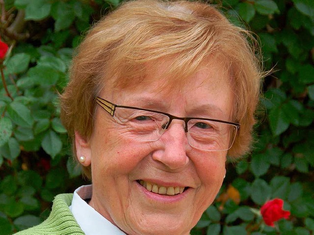 Sigrid Lebeda wird am Montag 75 Jahre alt.  | Foto: Wolfgang Beck