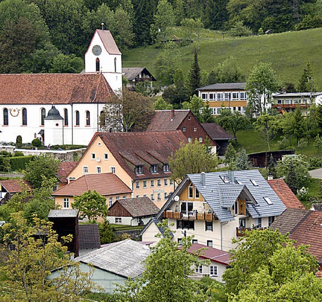 Der  Kindergarten in Lausheim befindet...mittelbarer Nachbarschaft zur  Kirche.  | Foto: Dietmar Noeske