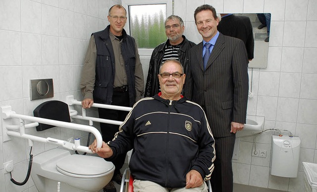Auch die Behindertentoiletten sind jet...it dem erreichten Standart zufrieden.   | Foto: G.  Siefke