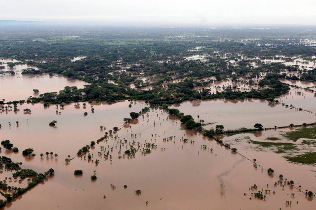 Nach einem Unwetter sind Teile von Guatemala berflutet.  | Foto: dpa