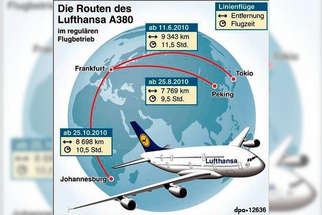 Baden Airpark: Airbus A380 lockt Tausende Schaulustige an