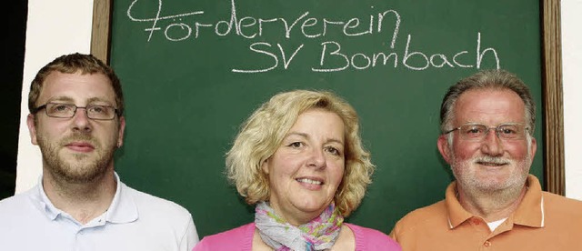 Frderverein des SV Bombach: Karlheinz...) reprsentieren den neuen  Vorstand.   | Foto: Eberhard Kopp