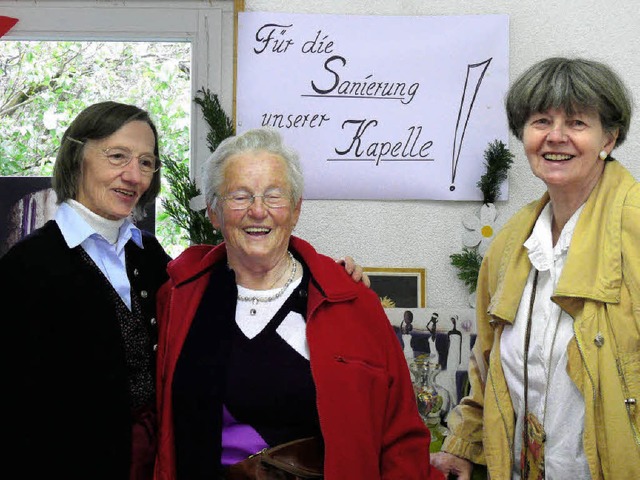 Die Faulenfrster Landfrauen Hermine L... der Kapelle organisiert und betreut.   | Foto: Ute Aschendorf