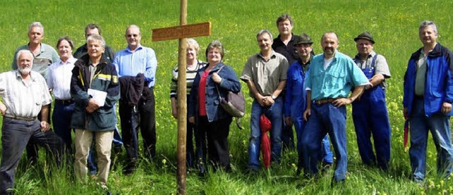 Alle am Bau Beteiligten freuten sich ...ngsprojekt der Malsburger Westflanke.   | Foto: Kanmacher