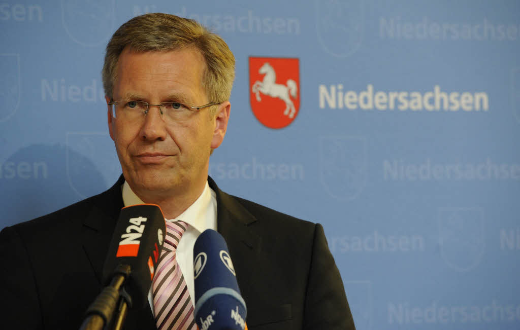 Niedersachsens Ministerpraesidenten Christian Wulff. Wird er neues Staatsoberhaupt?