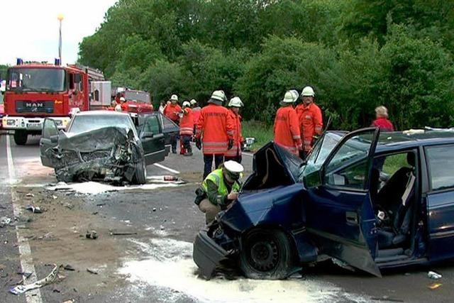 Unfall durch riskantes berholen