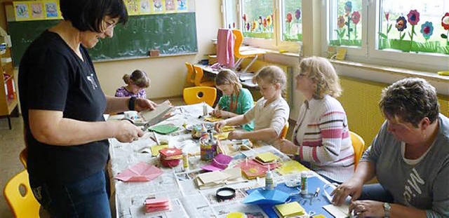Eltern von Schlern sorgten fr eine Vielfalt an  Projekten.   | Foto: Wahler