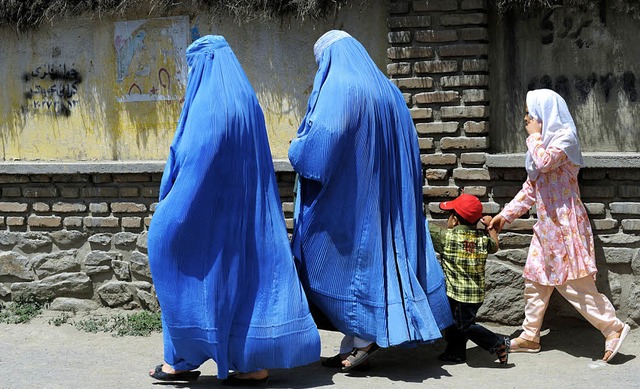 Frauen in Afghanistans Hauptstadt Kabul   | Foto: AFP