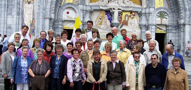 Die Pilger des Katholischen Bildungswerks   | Foto: alfons vgele