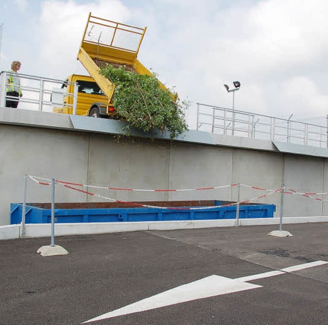 Mit seinem neuen &#8222;Transitzentrum...en Anteil recyclierten Mlls erhhen.   | Foto: Annette Mahro