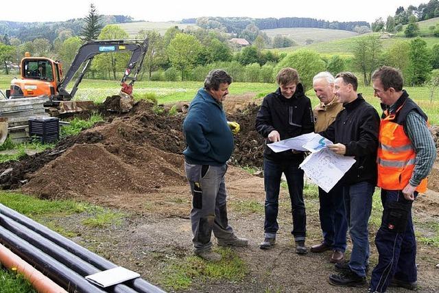 Volles Rohr: Der erste Teil der neuen Kanalisation ist einsatzbereit