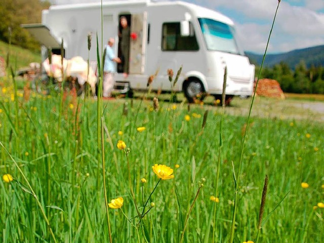 Am Menzenschwander Rehbach gibt es bereit Wohnmobil-Stellpltze  | Foto: Kathrin Blum