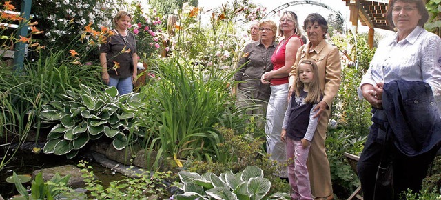 Ihren mediterranen Garten ffnen die Ghringers morgen fr Gartenfreunde.    | Foto: heidi fssel