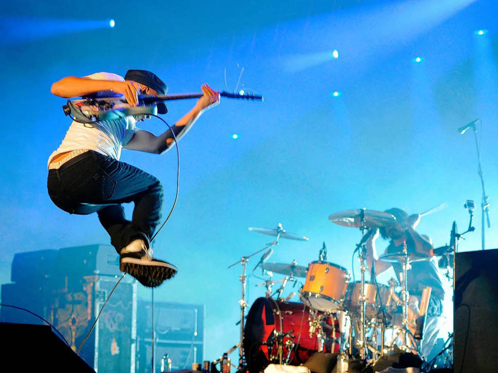 Gitarrist Tom Morello von „Rage Against The Machine“ Gitarrist Tom Morello von „Rage Against The Machine“