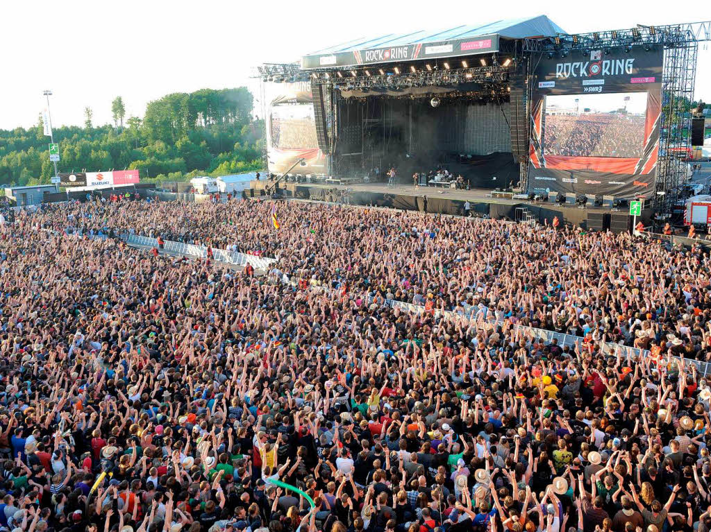 Rock am Ring lockt seit mittlerweile 25 Jahren die Massen an. Rock am Ring lockt seit mittlerweile 25 Jahren die Massen an.