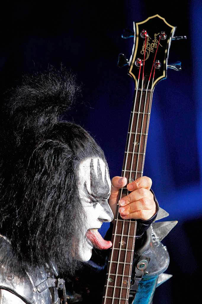 Gene Simmons, Bassist der US-Band Kiss Gene Simmons, Bassist der US-Band Kiss