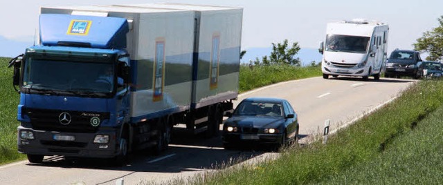 Nicht jeder Autofahrer konnte bei der ...iskante berholmanver waren zu sehen.  | Foto: Jrn Kerckhoff