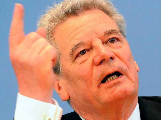 Joachim Gauck, Prsidentschaftskandidat.  | Foto: dpa