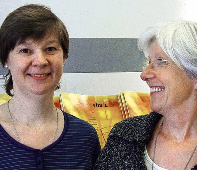 Doris Kalt (rechts)  und ihre  Nachfolgerin Nadezhda Derevanko   | Foto: BZ