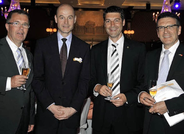 Das Organisationsteam: Jrgen Kern, Ro...ger und  Andreas Cordier (von links).   | Foto: Florian Peters