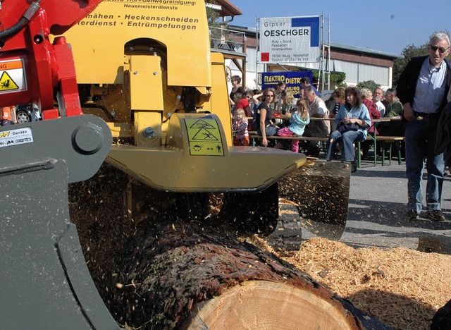 Die ganze Palette seines Leistungsange...tiert  das Murger Gewerbe im Oktober.   | Foto: Fred Thelen