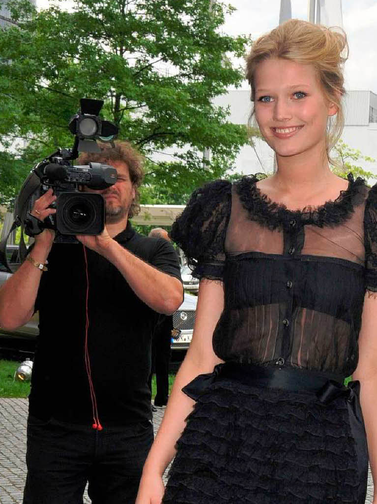 Bei der Unicef-Gala in Offenburg: Model Toni Gaarn