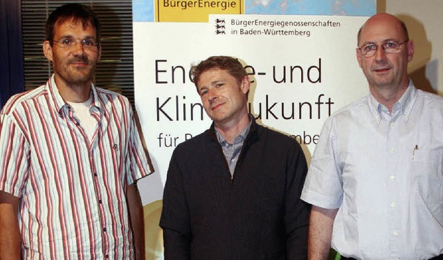 Der Vorstand der neu gegrndeten &quot...f Schulze und Erhad Kuder (von links).  | Foto: Gerda Oswald