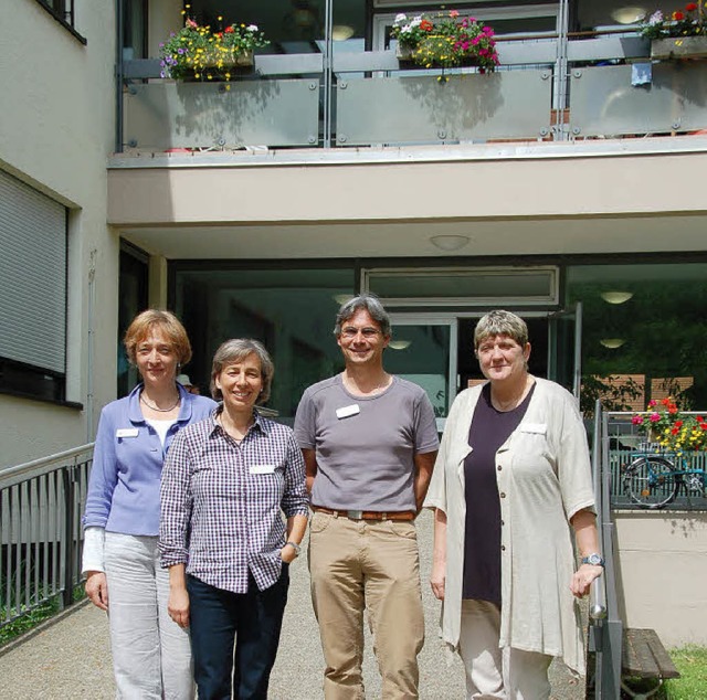 Freuen sich ber die gute Bewertung: P...leiterin Elisabeth Ribac (von links).   | Foto: Gerhard Walser