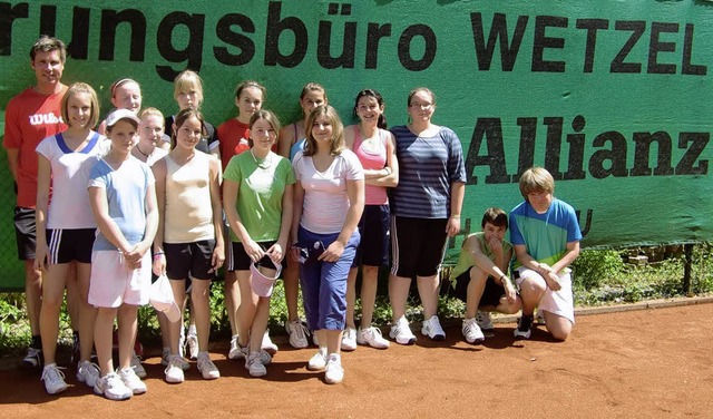 Ein Jugendcamp veranstaltete der Tennisclub Schnau.   | Foto: Verein
