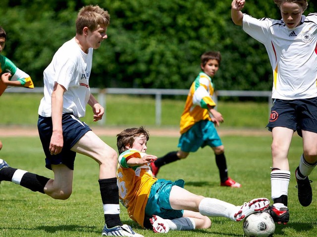 Am Freitag kmpfen Schler wieder um den Ball  | Foto: Christoph Breithaupt