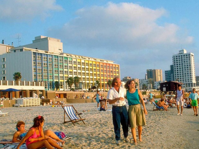 Ein groer Teil des Lebens in Tel Aviv...im Jahr scheint in Tel Aviv die Sonne.  | Foto: privat