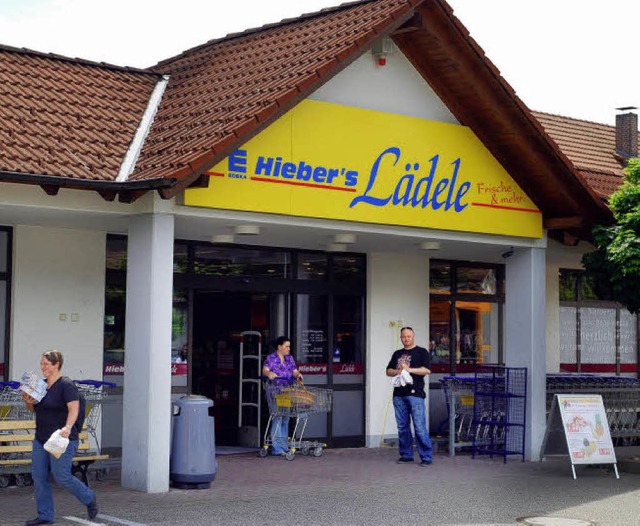 Die Hieber-Filiale  in Schopfheim-Fahr...s Lebensmittelladens am Rathausplatz.   | Foto: Steinfelder