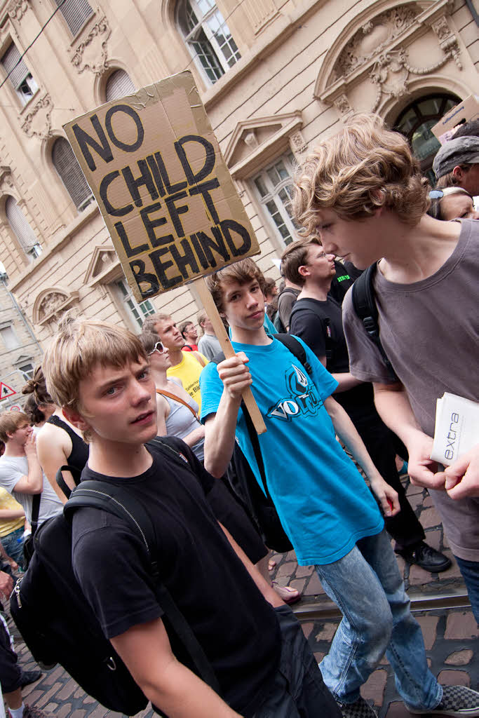 In Freiburg protestierten diesmal deutlich weniger Menschen als im Vorjahr.