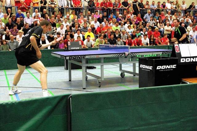Tischtennis-Gala: Groer Sport mit allen Finessen