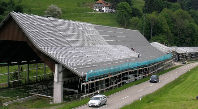 Solarstrom vom Dach und Hackschnitzel ...nderat grnes Licht erteilte, nun an.   | Foto: Kanmacher