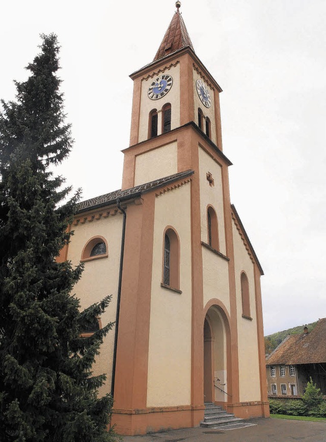 Die katholische Kirche Oberlauchringen... wieder Gottesdienste abhalten wird.    | Foto: Neubert