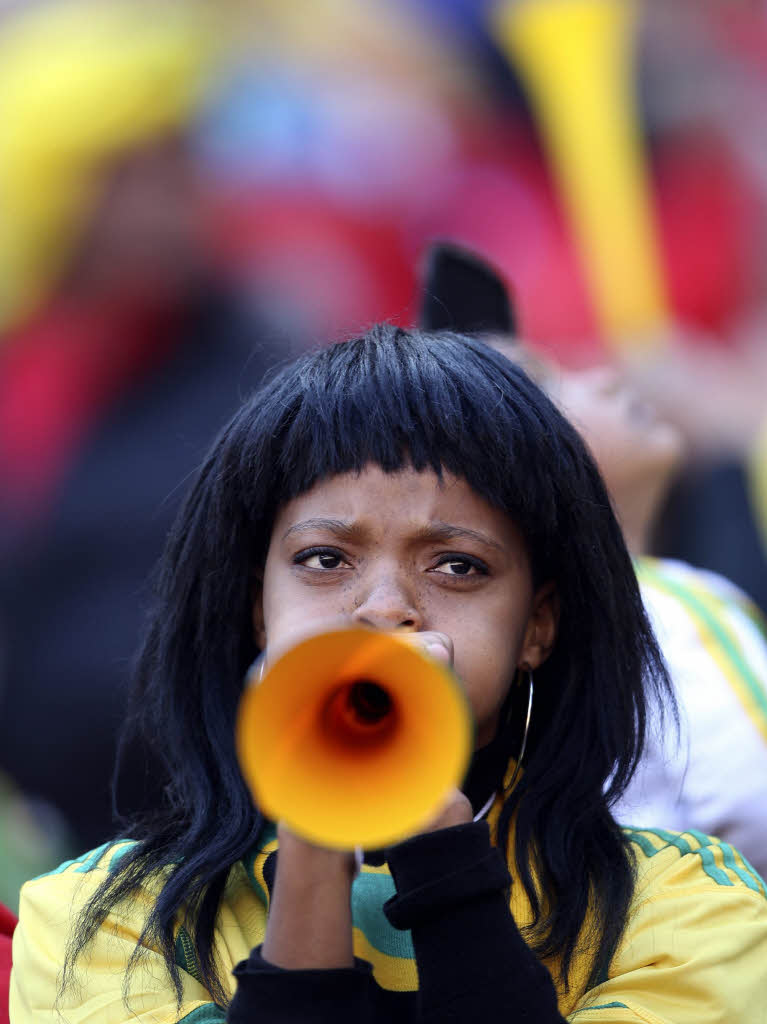 Fans und Folklore, Musik und Tanz: Die Erffnungsfeier der WM in Johannesburg.