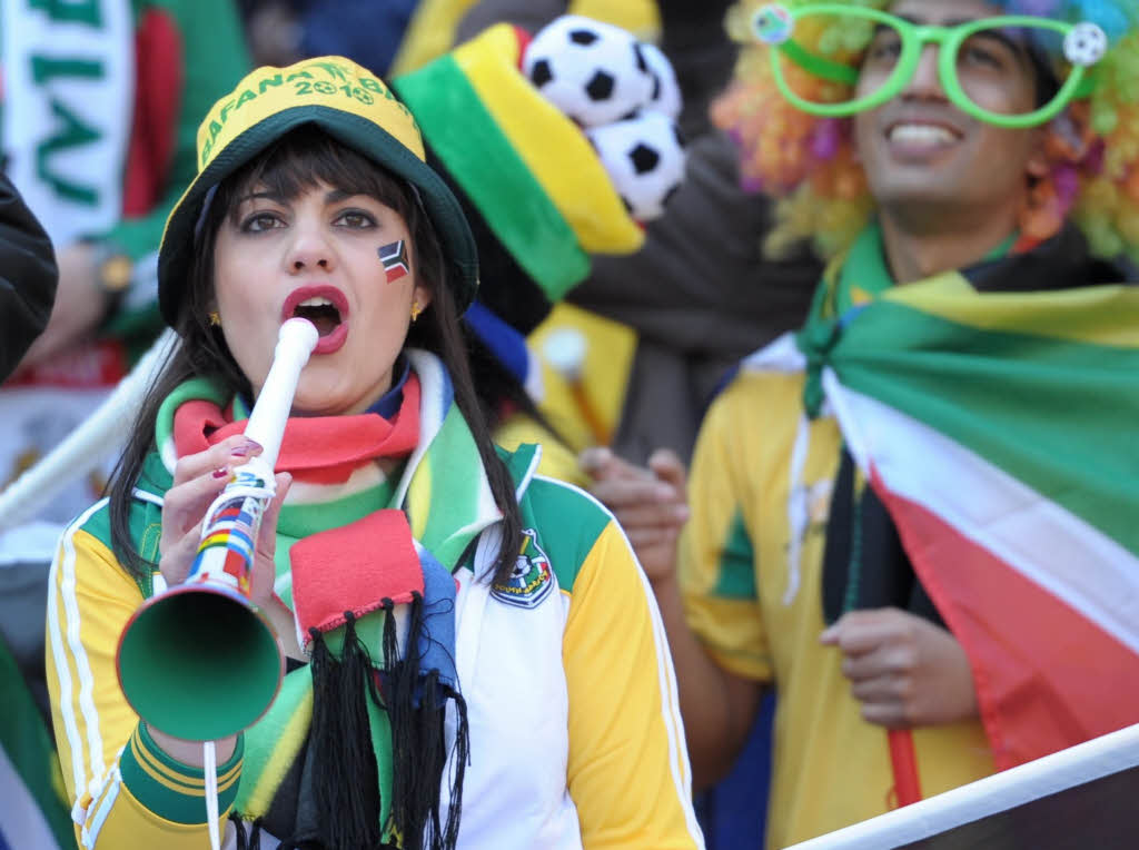 Fans und Folklore, Musik und Tanz: Die Erffnungsfeier der WM in Johannesburg.