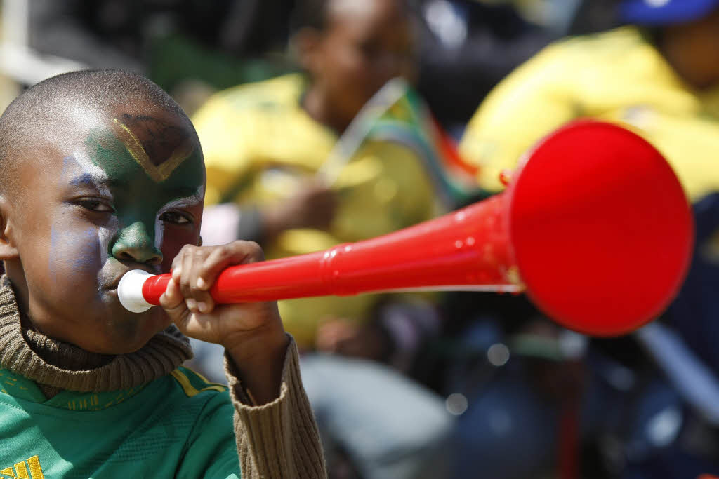 Fans und Folklore, Musik und Tanz: Die Erffnungsfeier der WM in Johannesburg.