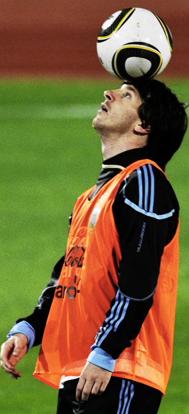 Seine Form gibt Rtsel auf: Lionel Messi  | Foto: afp