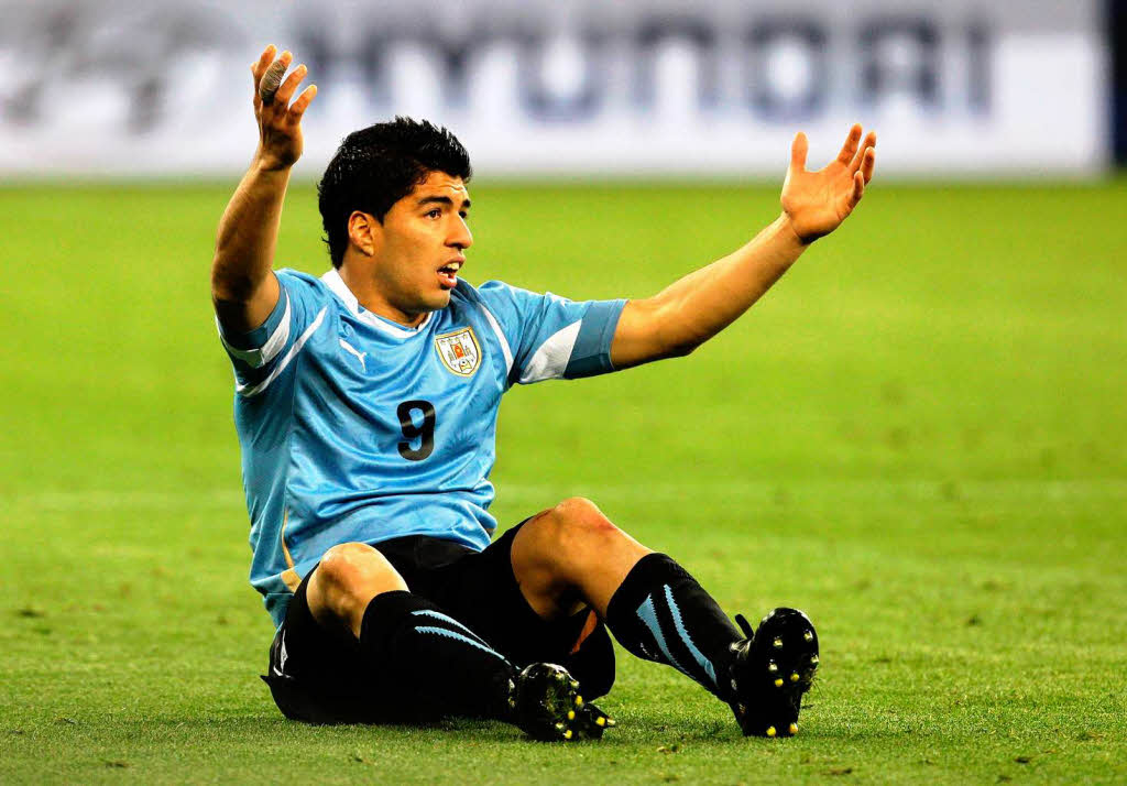 Bekam kaum einen Ball: Luis Suarez (Uruguay)