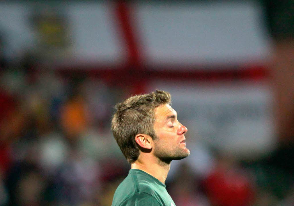 England gegen USA: Rob Green reiht sich mhelos in die Galerie groer englischer Goalies ein.